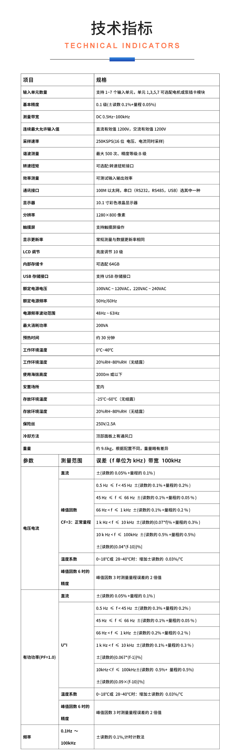 威格新品-VG3000系列多通道，多功能、高精度功率分析儀 廠家直銷 質(zhì)量保障插圖24